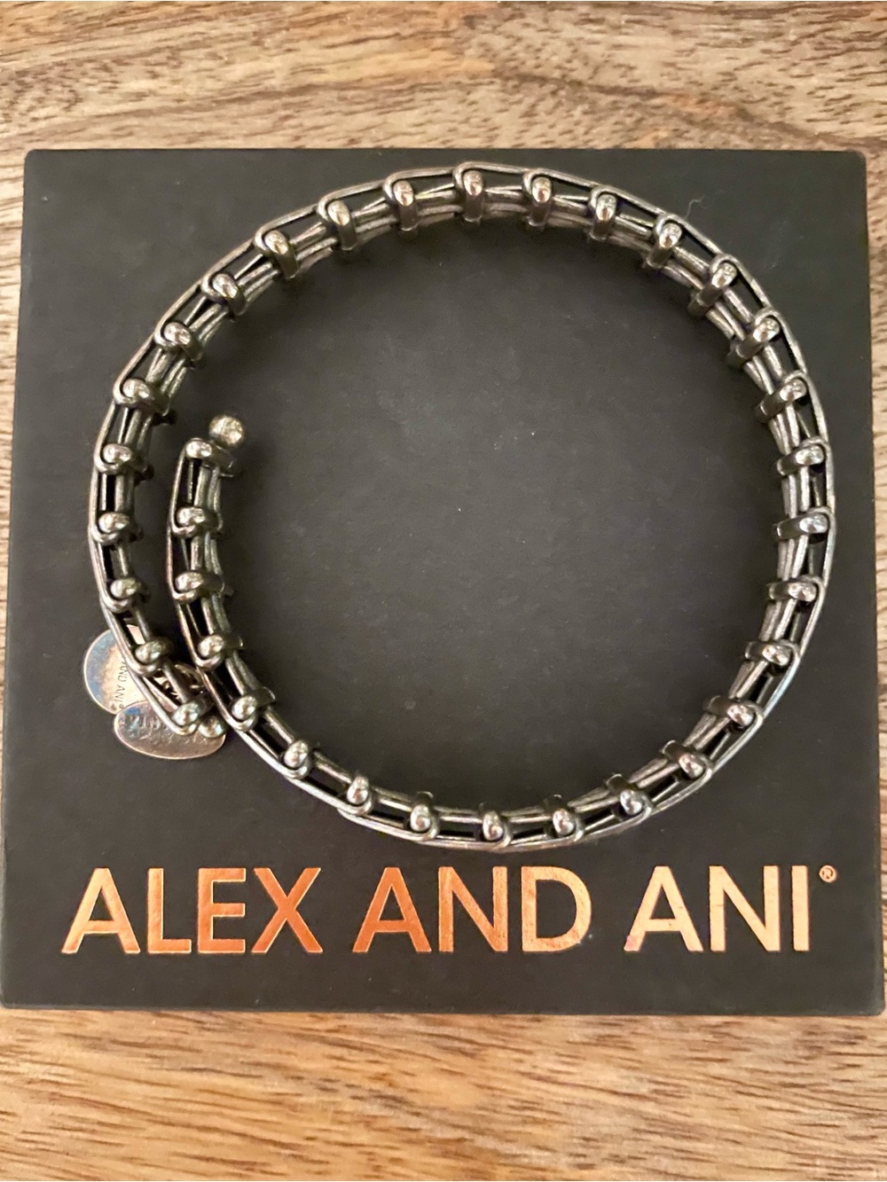 Alex and Ani Vintage Chain-Link Expandable Bangle
